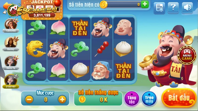 Đôi nét về slot game Thần tài 68 game bài