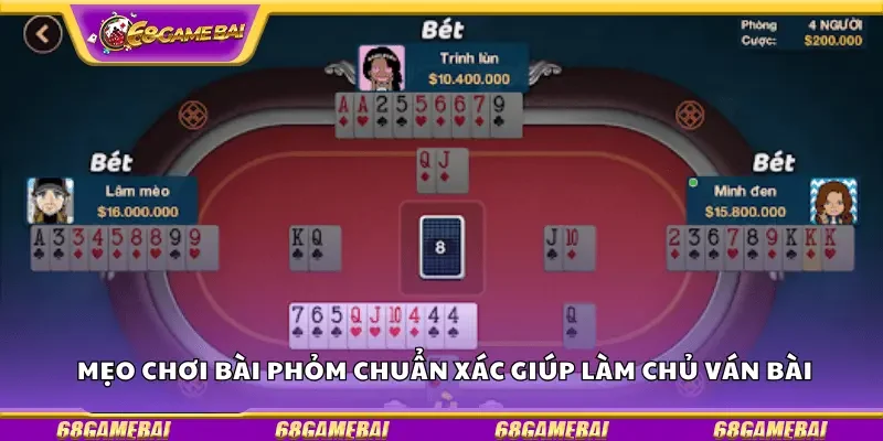 Mẹo chơi bài phỏm chuẩn xác giúp làm chủ ván bài